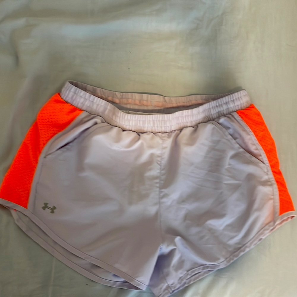 Under armor lilac shorts